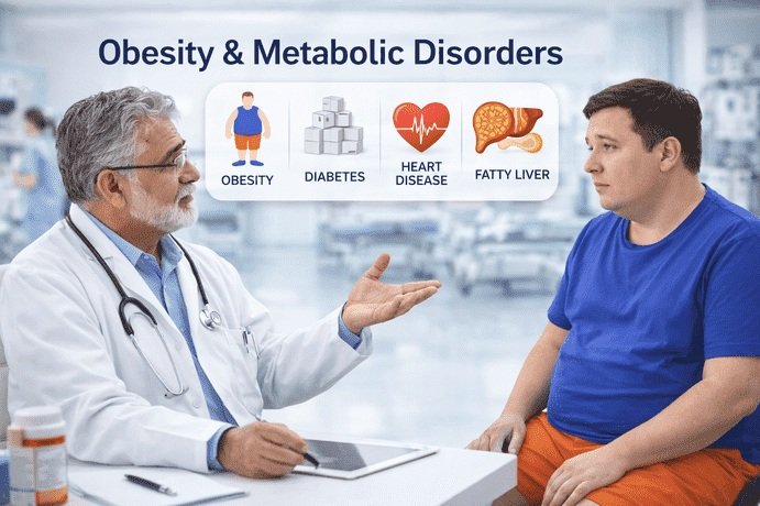 Obesity and metabolic disorder consultation with thyroid and diabetes specialist in Malappuram