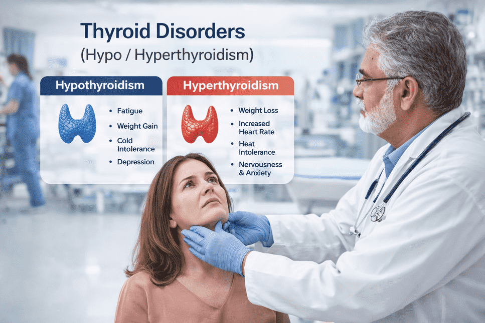 Thyroid disorder diagnosis and treatment by thyroid specialist in Malappuram